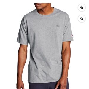 Champion Short Sleeve Crewneck T-Shirt in Gray